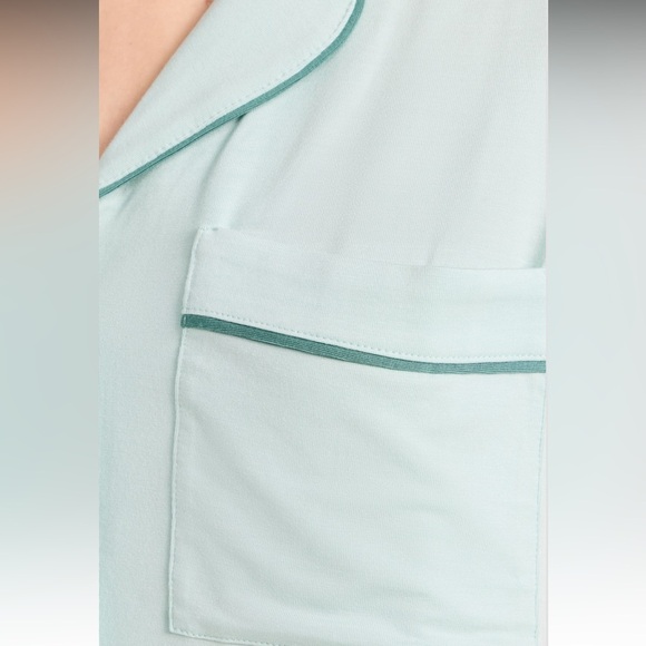 Eberjey Gisele- Tencel Modal Crop PJ Set Surf Spray/ Agave Size Small - Picture 2 of 9